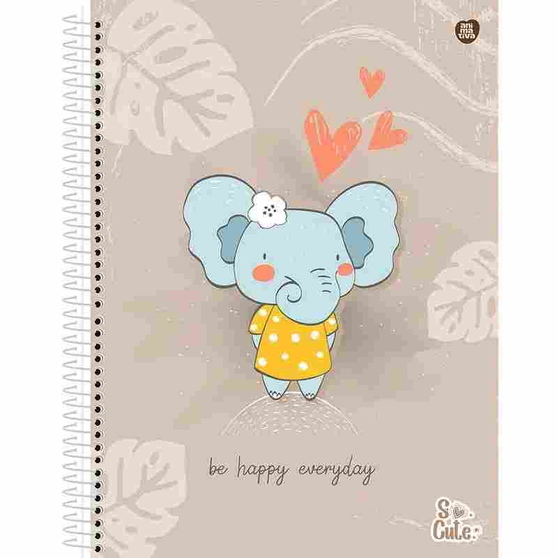 CADERNO 10X1 SO CUTE 